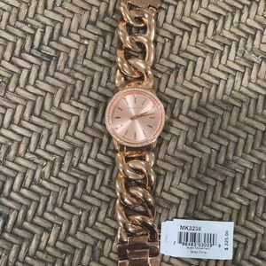 NIB Michael Kors Rose Gold Watch!